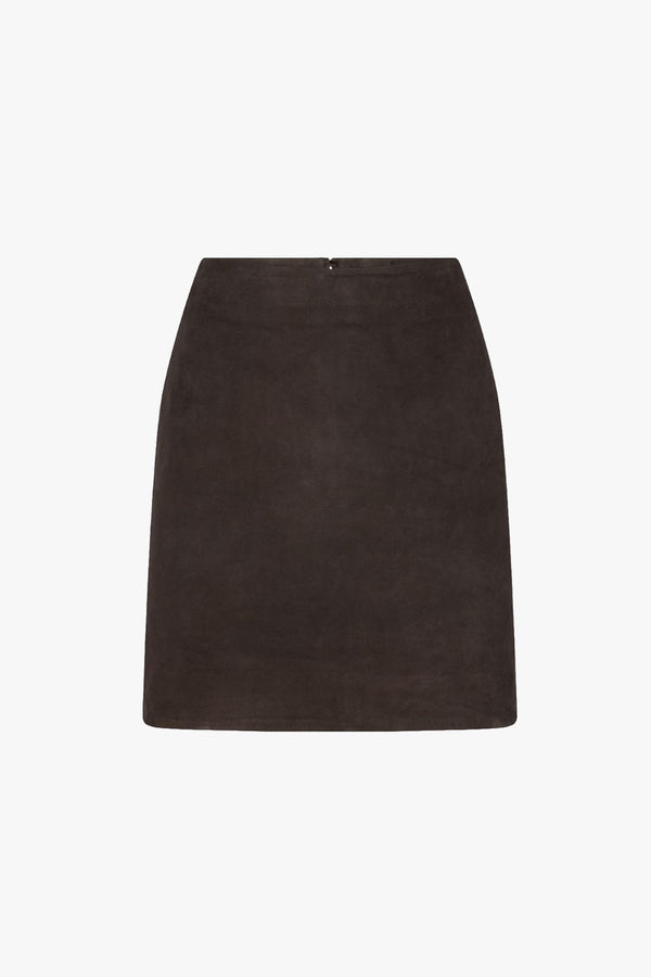 Suede Mini Skirt