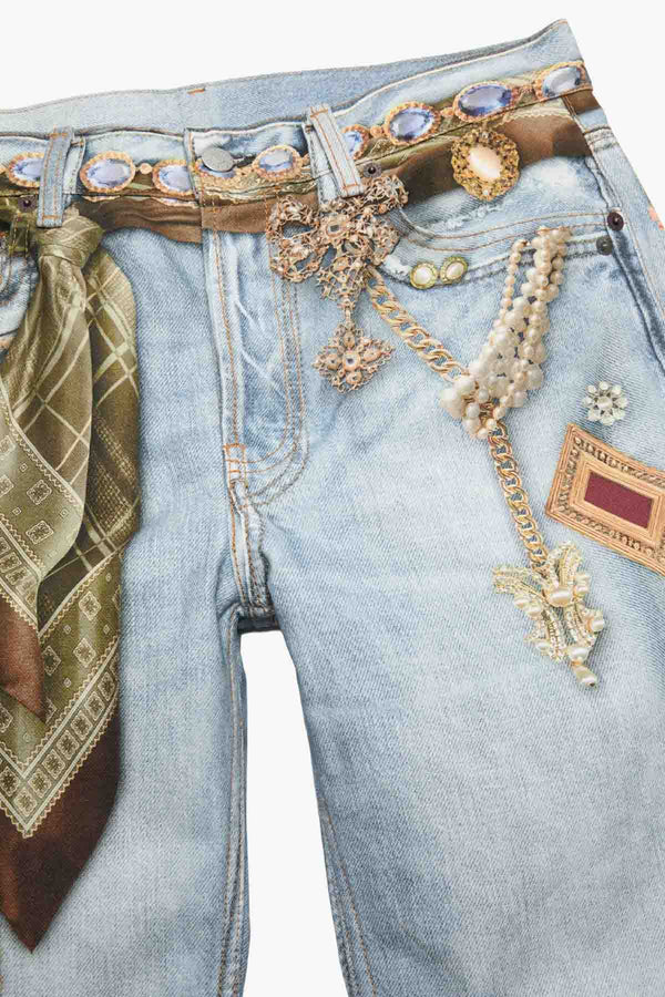 Printed Jeans
