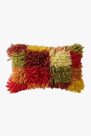 Fluffy Rag Cushion 60 x 40 cm