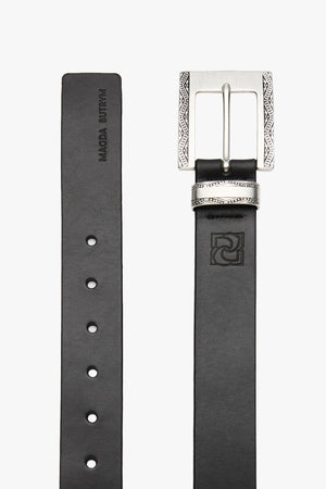 Belt 02 Black Silver