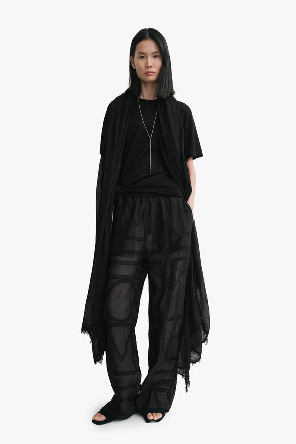 Monogram Crochet PJ Bottoms