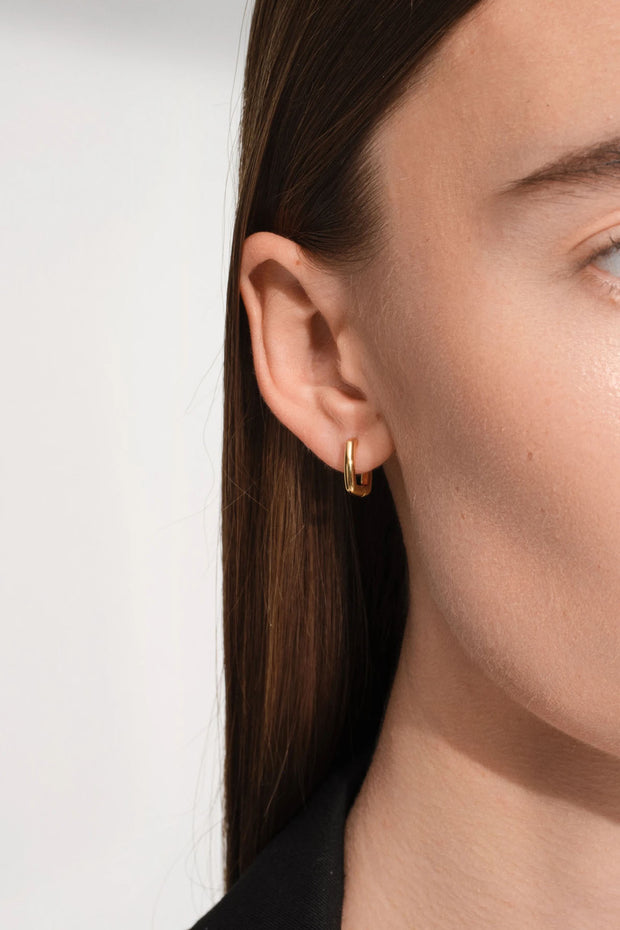 Frame Hoops Small Gold