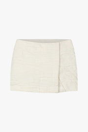 Overlap Mini Skirt