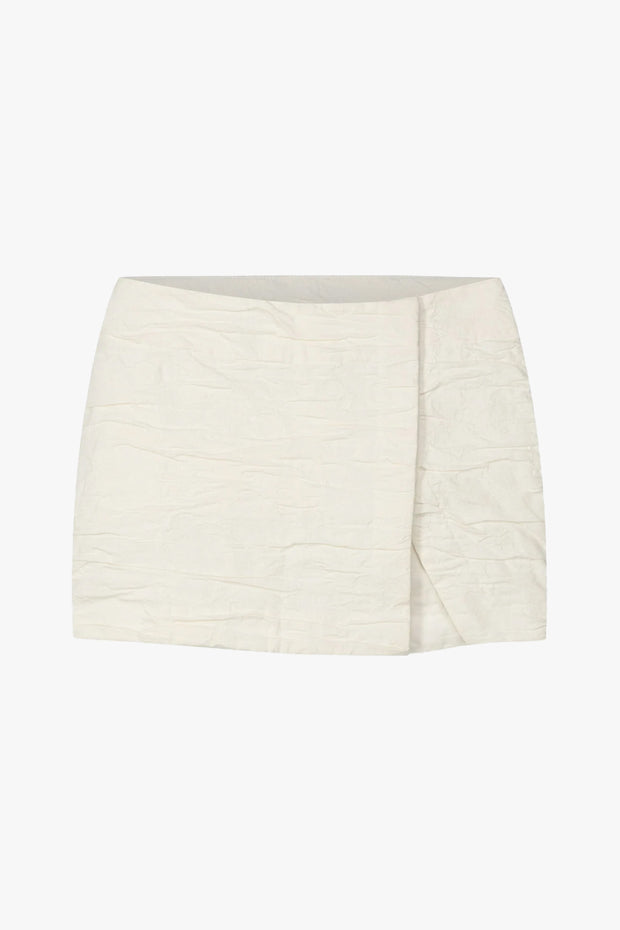 Overlap Mini Skirt