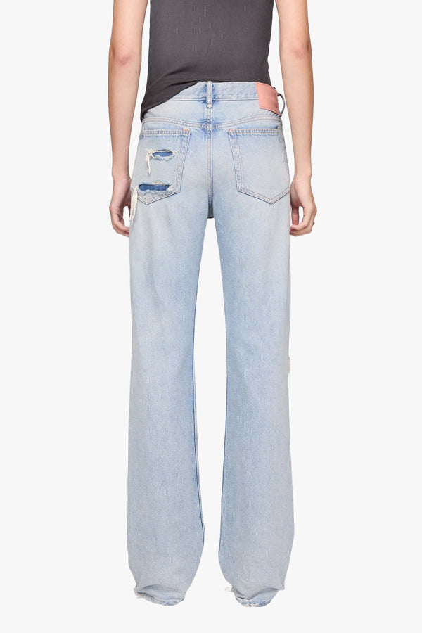 Straight Ripped Jeans