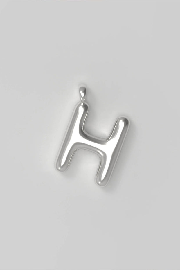 Letter charm Large H