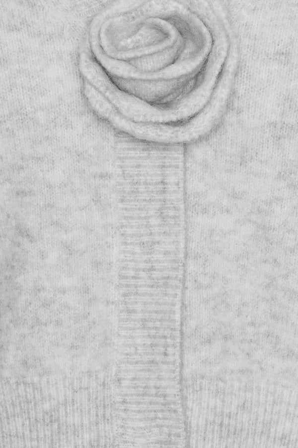 Knit Puffsleeve Cardigan