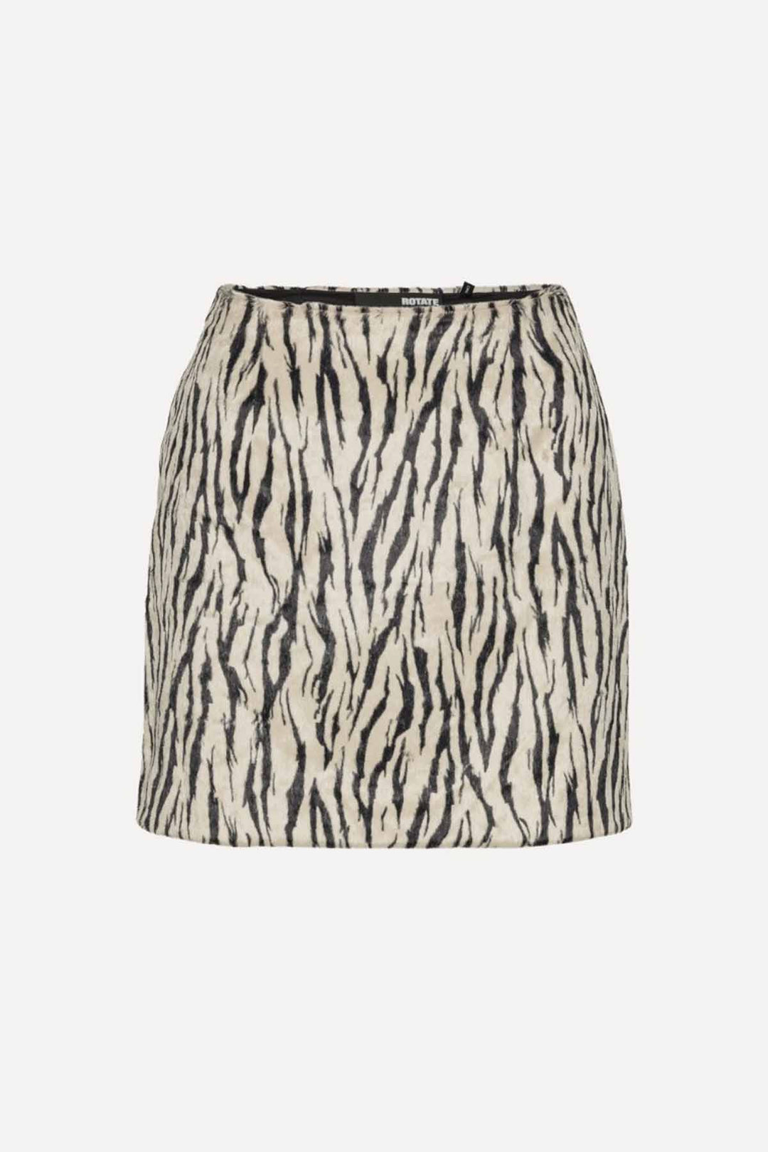 スカート ROTATE BIRGER CHRISTENSEN 'Printed Faux Fur' skirt Printed Faux Fur Skirt
