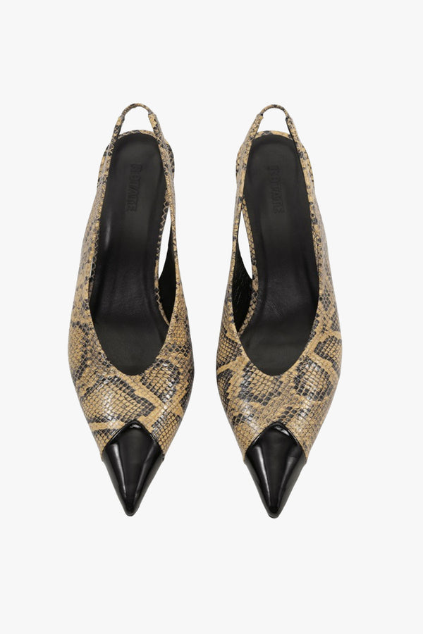 Leather Slingback Pump