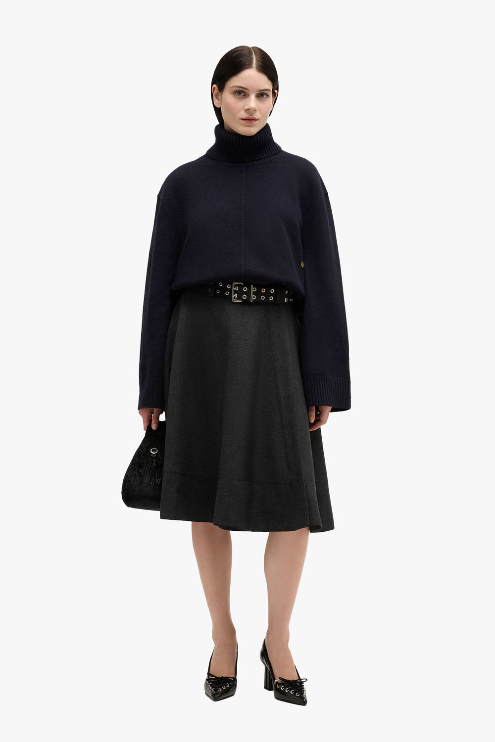 Compact Wool Turtleneck