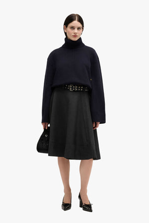 Compact Wool Turtleneck