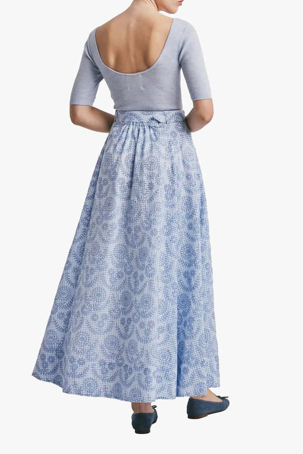 Checks Maxi Skirt
