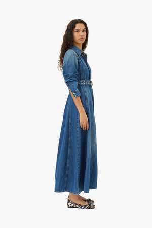 Light Denim Maxi Dress