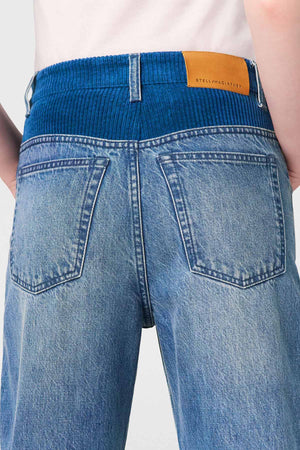 Curduroy Mix Slim Jeans