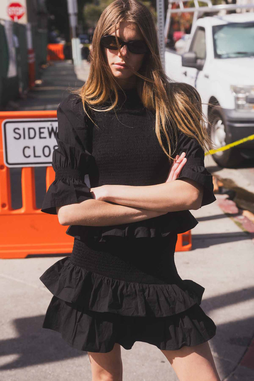 Long Sleeve Smock Top