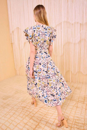 Darya Drop Waist Midi Dress