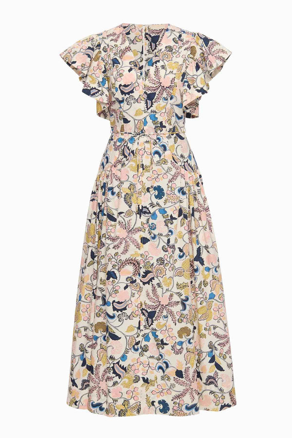 Darya Drop Waist Midi Dress