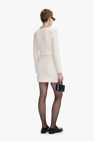 Textured knit cardigan