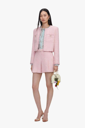 Pink Boucle Jacket