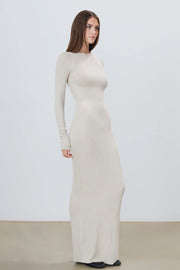 Long Sleeve Crewneck Maxi Dress