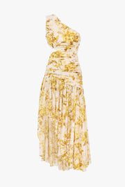Golden Asymmetric Dress