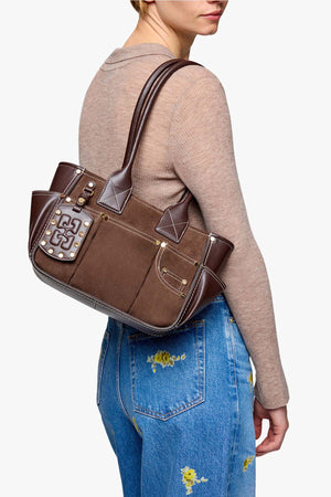 Posy Small Recycled Suede