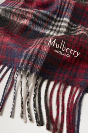 Mulberry Heritage Check Scarf
