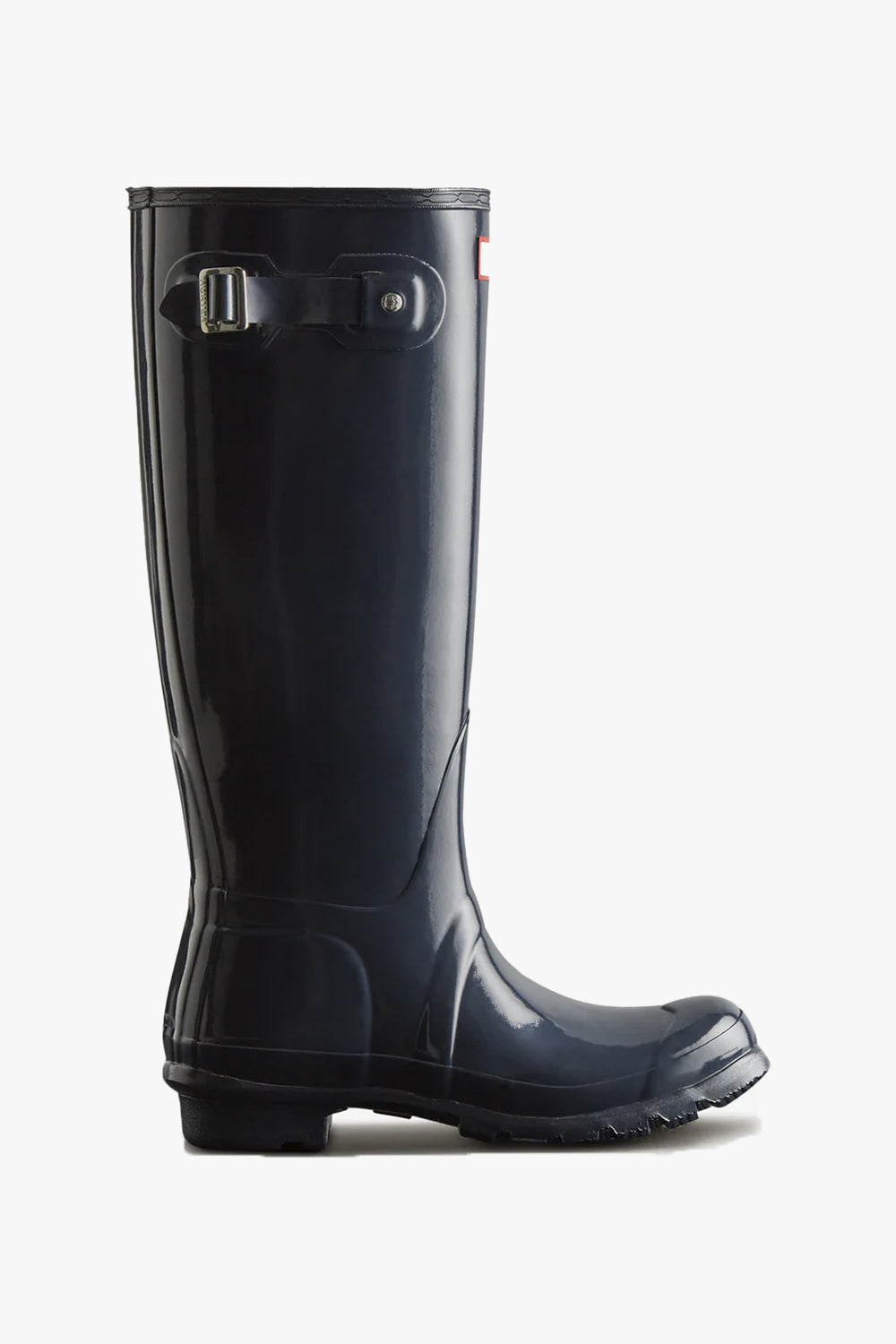 Womens Original Tall Gloss Boot in Navy