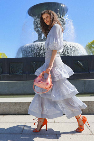Pleated Button Blouse