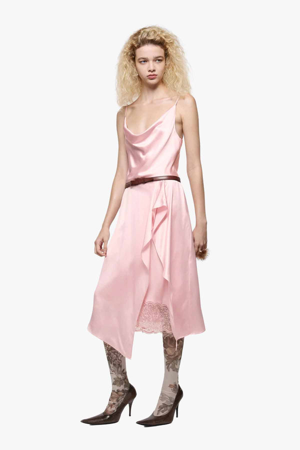 Silk Midi Dress