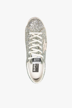 Super Star Glitter Upper Toe Tongue And Heel Laminated Star