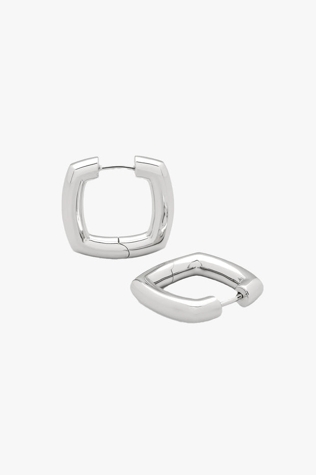 Frame Hoops Medium Silver