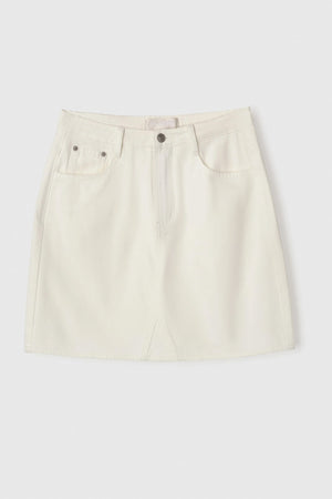 Salt Denim Skirt Stonewashed