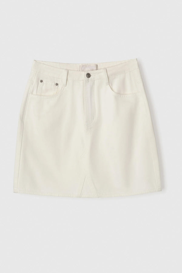 Salt Denim Skirt Stonewashed