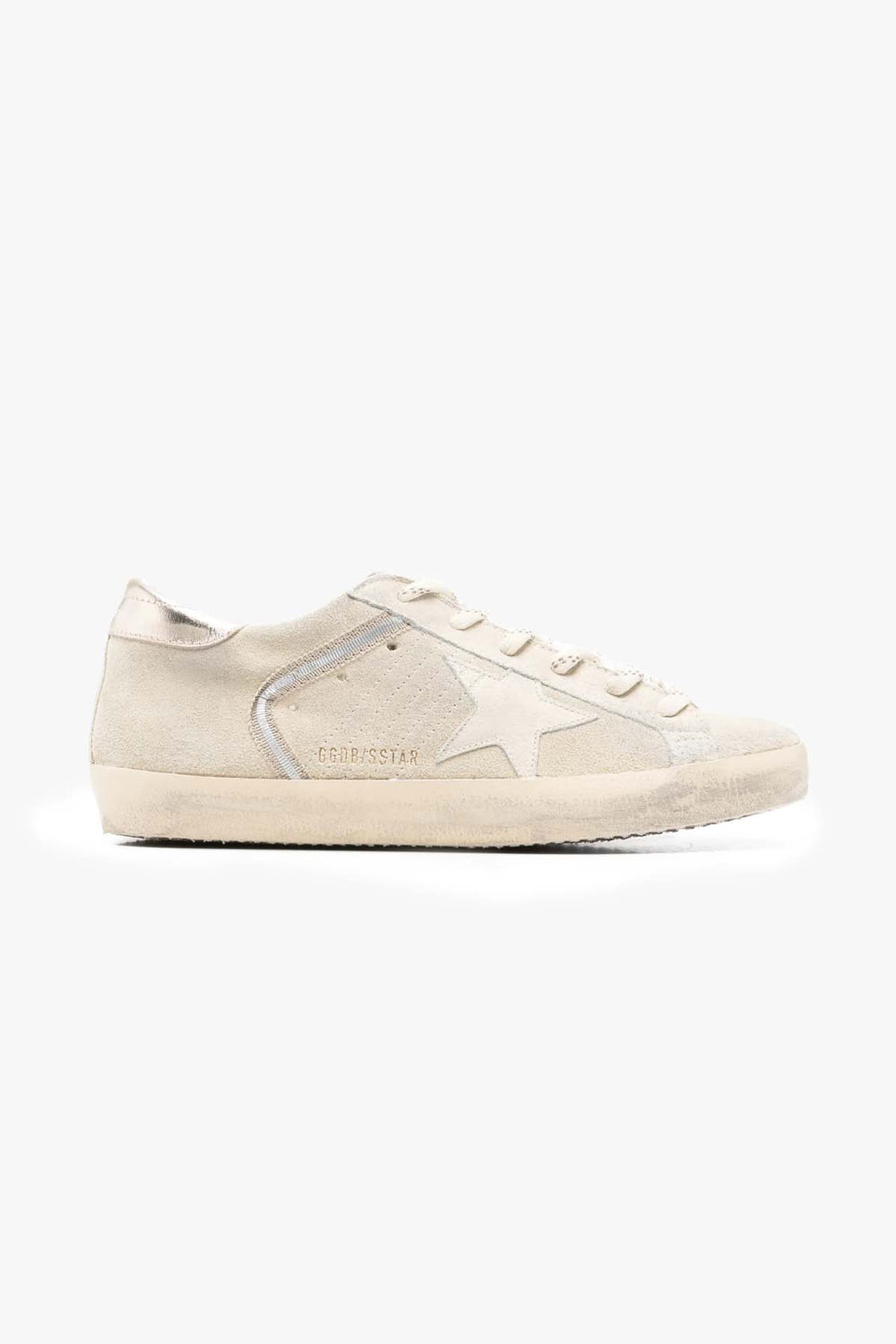 Super Star Suede Upper Toe And Togue Laminated Leather Heel Suede Star