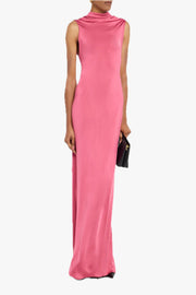 Sleeveless Twist Back Gown