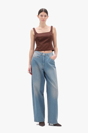 Cocoon Denim Pants