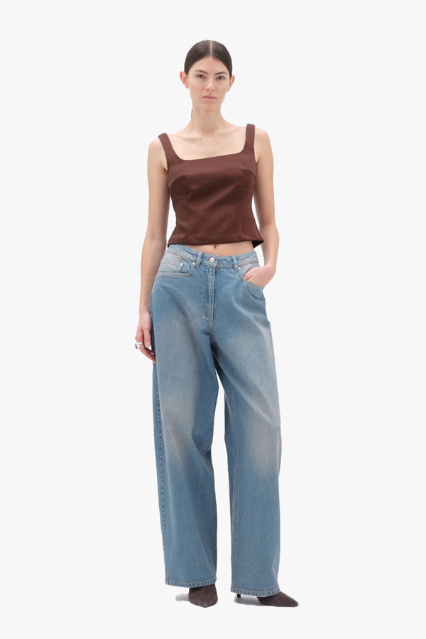 Cocoon Denim Pants