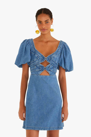 Denim Loop Mini Dress