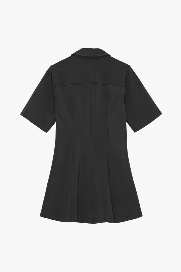 Scuba Neoprene Fitted Mini Dress