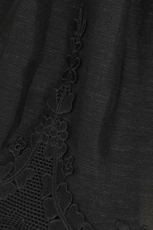 Hypnotic Lace Trim Mini Dress