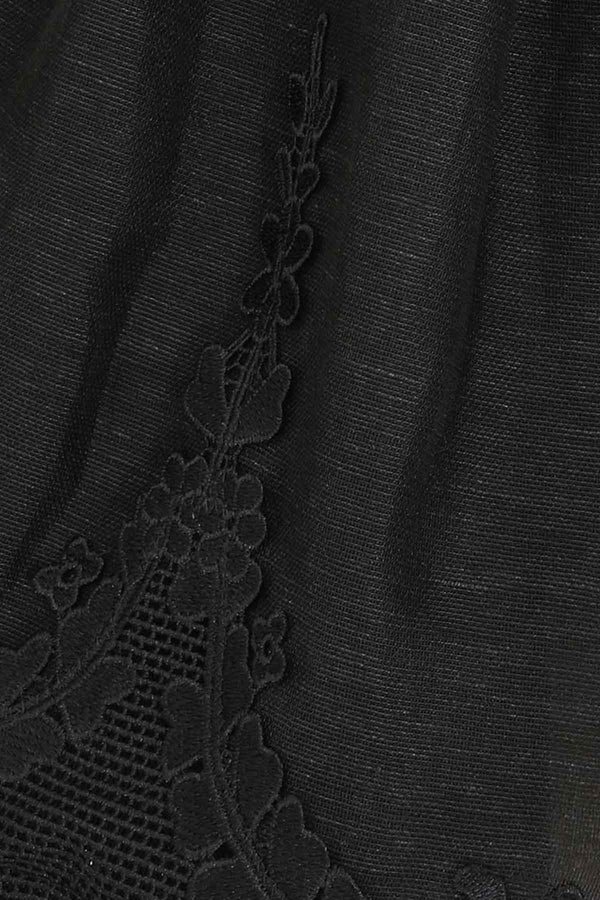 Hypnotic Lace Trim Mini Dress