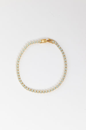 Diana Slim Turquoise Tennis Bracelet