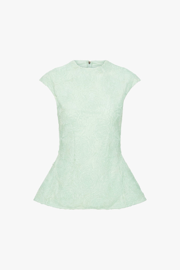 Flower Mesh Top