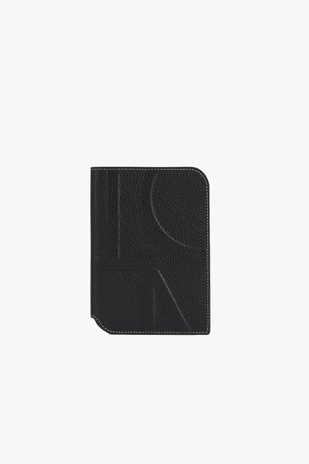 Monogram grainy Leather Passport Holder