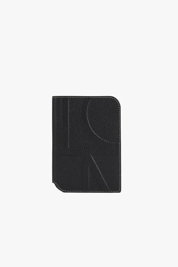Monogram grainy Leather Passport Holder