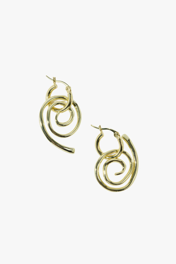 Petite dahlia hoops