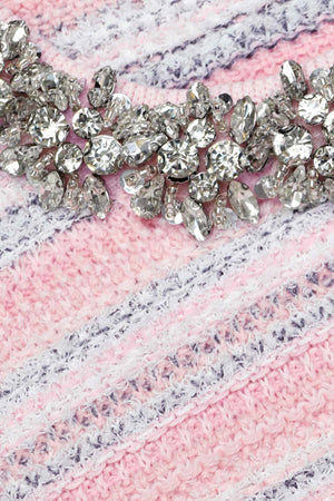 Pink Textured Cardigan