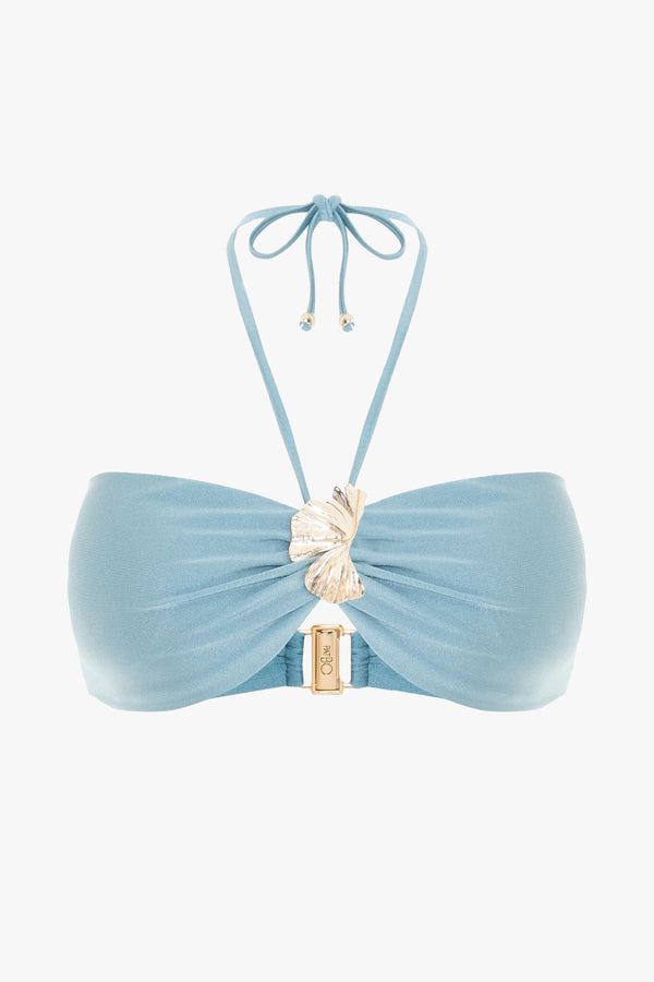 Seashell Lycra Halterneck Petal Bikini Top