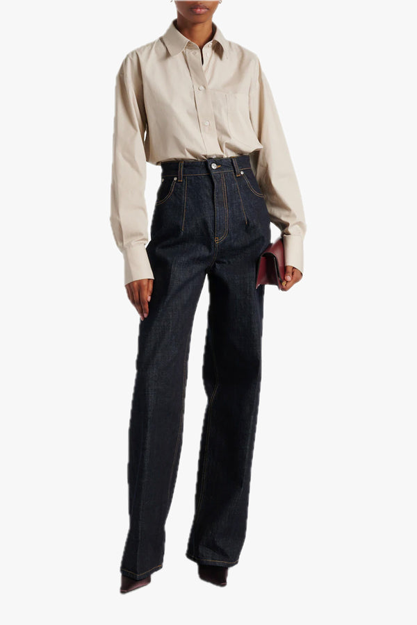 Cropped Long Sleeve Shirt